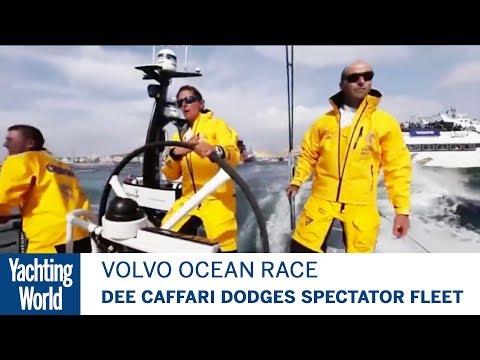 Dee Caffari dodges spectator fleet at Volvo Ocean Race start | Yachting World