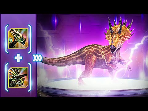 DRACOCERATOPS = TRICERATOPS GEN 2 + DRACOREX - Jurassic World The Game | DINOKING 210814