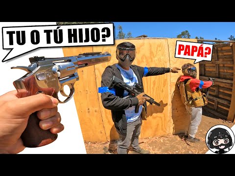 SACRIFICÓ a SU HIJO para SEGUIR JUGANDO❗️🤣 ▬ Yio Airsoft Gameplay
