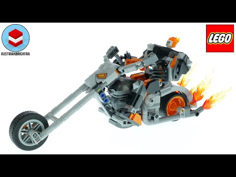 Vidéo LEGO Marvel 76245 : Le robot et la moto de Ghost Rider