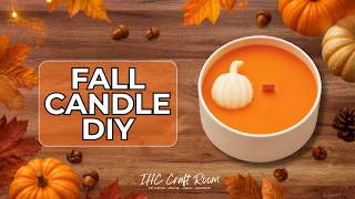 Cozy DIY Harvest Pumpkin Tin Candles: Easy Beginner Candle Pour