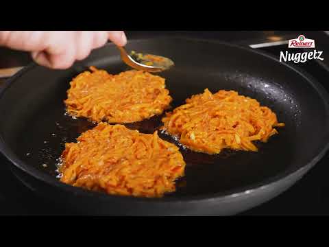 Reinert Nuggetz | Kürbispuffer mit Schinken Nuggetz