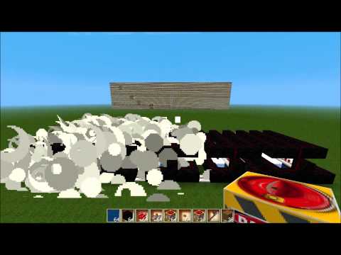 Minecraft 5 TNT Kanonen vs fast 9000 TNT Blöcke