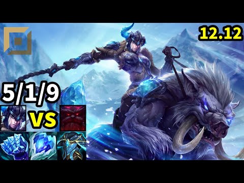 Sejuani Top vs Ornn - KR Grandmaster | Patch 12.12