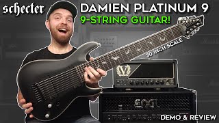 Video thumbnail for Schecter Damien Platinum 9 Review & Demo! (The Best 9-String?) by Sonic Drive Studio