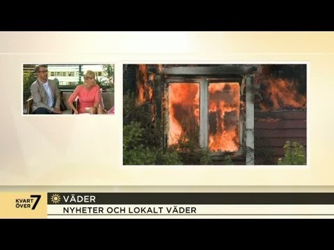 Sophia Nilsson om åskovädret - Nyhetsmorgon (TV4)