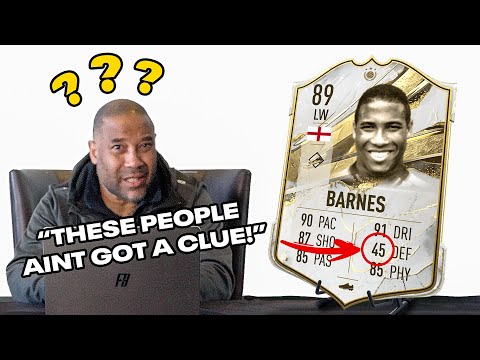 ICON JOHN BARNES REACTS TO HIS FUT CARD!