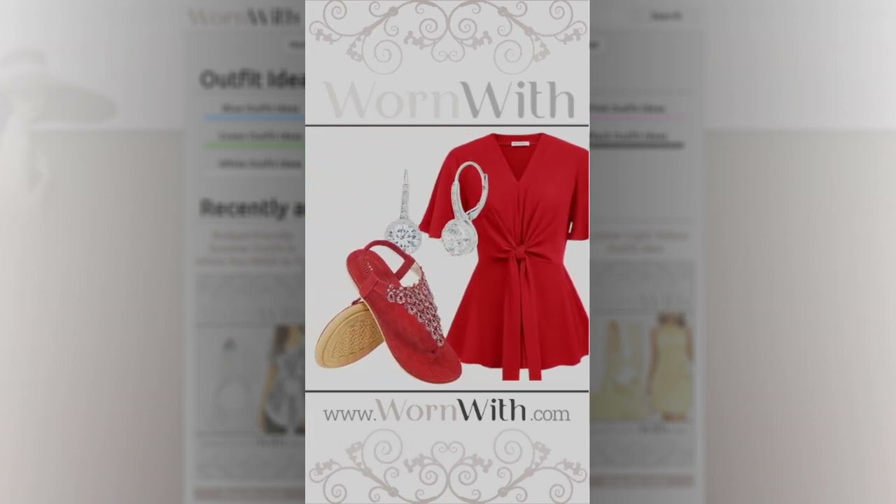 Summer All Red Outfit Idea Red Outfit Style Idea to Try in Summer