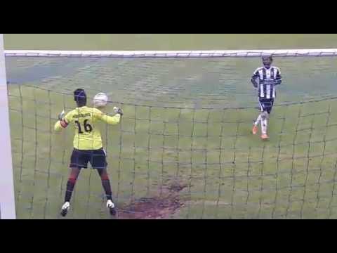 Penalty fail. Zimbabwe Ralph Matema. Highlanders vs Dynamos