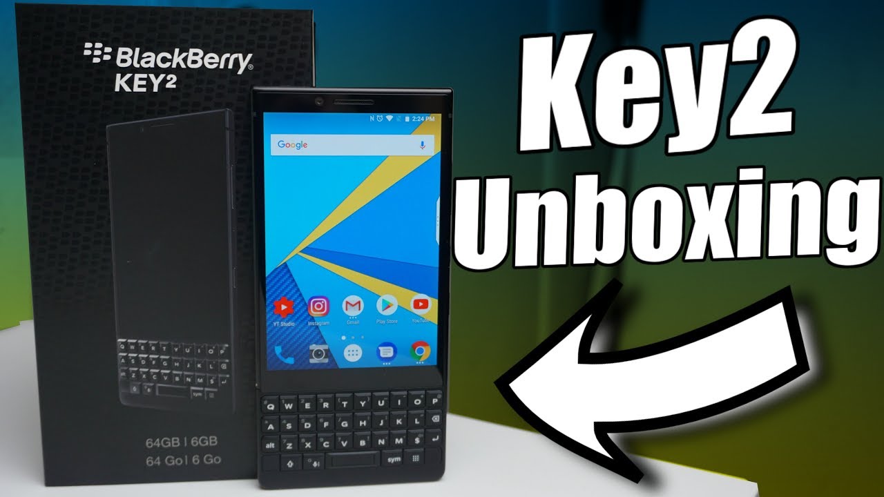 BlackBerry Key2 Unboxing & First Impressions