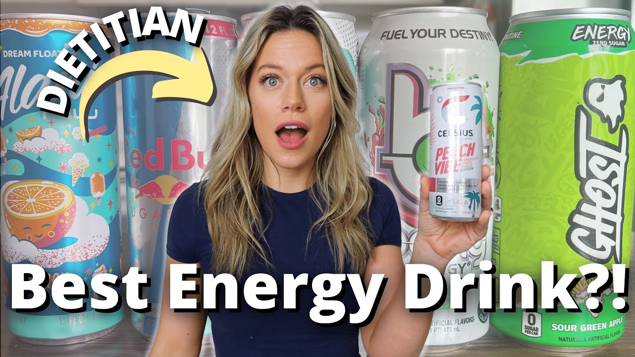 Dietitian Taste Tests the Best Zero Sugar Energy Drinks |Are Energy Drinks Healthy? What is Taurine?