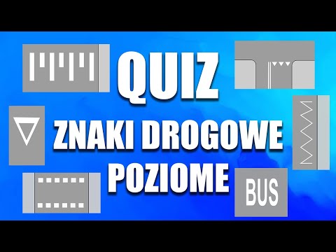 Znaki Poziome (znaki drogowe) - test