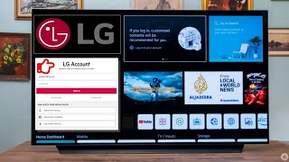 How To Sign Up For LG TV Account  How To Login LG 