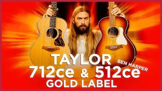Video thumbnail for Taylor Finally Releases Grand Concert Gold Labels! New 512e Ben Harper & 712e by Alamo Music Center