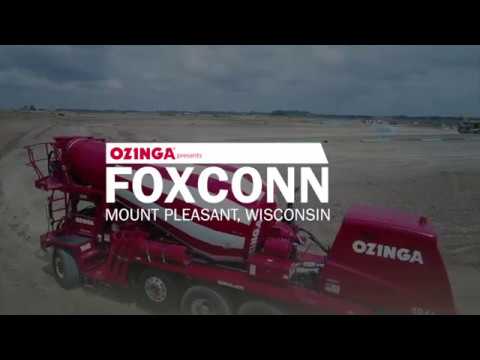 Foxconn Wisconsin: Over 300 Yards of Concrete Poured in First Week