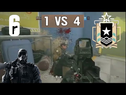 Most Insane Clutch 1v4 One taps & Flicks Console - Rainbow Six Siege