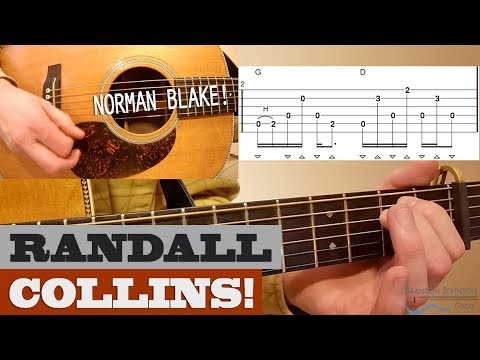 "Randall Collins" | Norman Blake - Bluegrass Guitar Lesson with TAB