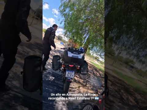 Un alto en Aimogasta, La Rioja, recordando a Nasif Estéfano 🏁🇦🇷