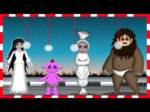 Hantu Pocong Lucu ikut Lomba Makan Kerupuk Agustusan - Kartun Pocong Lucu #agustusan #lombaagustusan