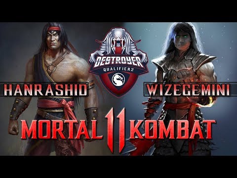 BATTLE OF THE KANGS! - HanRashid vs Wizegemini - Destroyer's Open Qualifier 2 (GRAND FINALS) - MK11