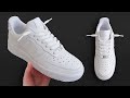 How To Lace Nike Air Force 1s Loosely THE BEST WAY