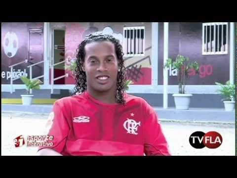 Ronaldinho Gaúcho exclusivo na estreia da TVFLA
