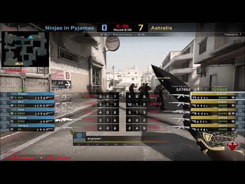 Dupreeh POV (Astralis)(22-13) vs NiP / dust2 / ESL Pro League 12