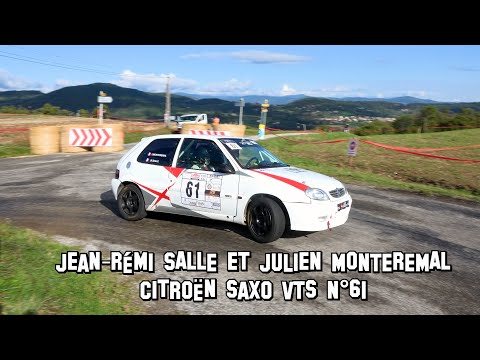 Rallye des Vallons Ardéchois 2022 - Citroën Saxo VTS N°61 - Jean-Rémi SALLE et Julien MONTEREMAL