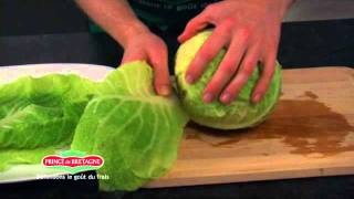 Chou vert : feuilles de chou farcies - Prince de Bretagne