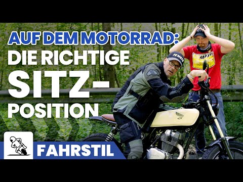 Die richtige Sitzposition auf dem Motorrad in Kurven