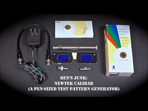 Oddity Archive: Episode 238.5 – Ben’s Junk: Newtek Calibar (A Pen-Sized Test Pattern Generator)