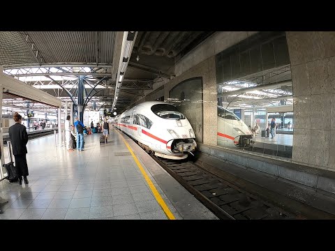 ICE International arrives at Brussels South/Bruxelles-Midi