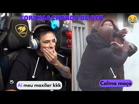 LOUD Coringa reagindo as pegadinhas engraçadas do Toninho