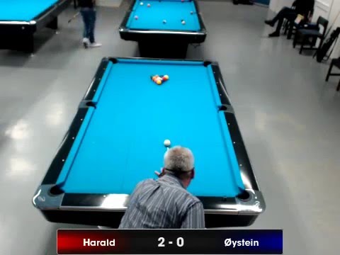 Klubbturnering 10 ball direkte fra Horten Biljardsenter kl. 19.00 14.03.2016