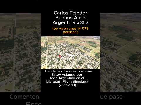 Carlos Tejedor, Buenos Aires desde el Microsoft Flight Simulator #carlostejedor #buenosaires #msfs