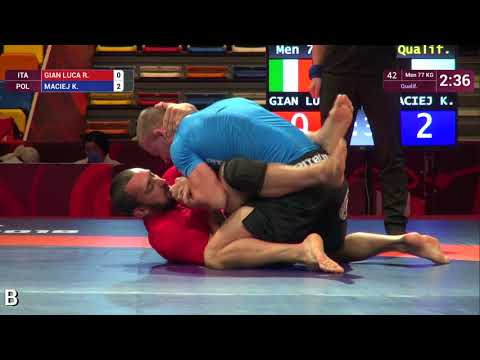 Qual. Men - 77 kg: R. GIAN LUCA (ITA) v. K. MACIEJ (POL)