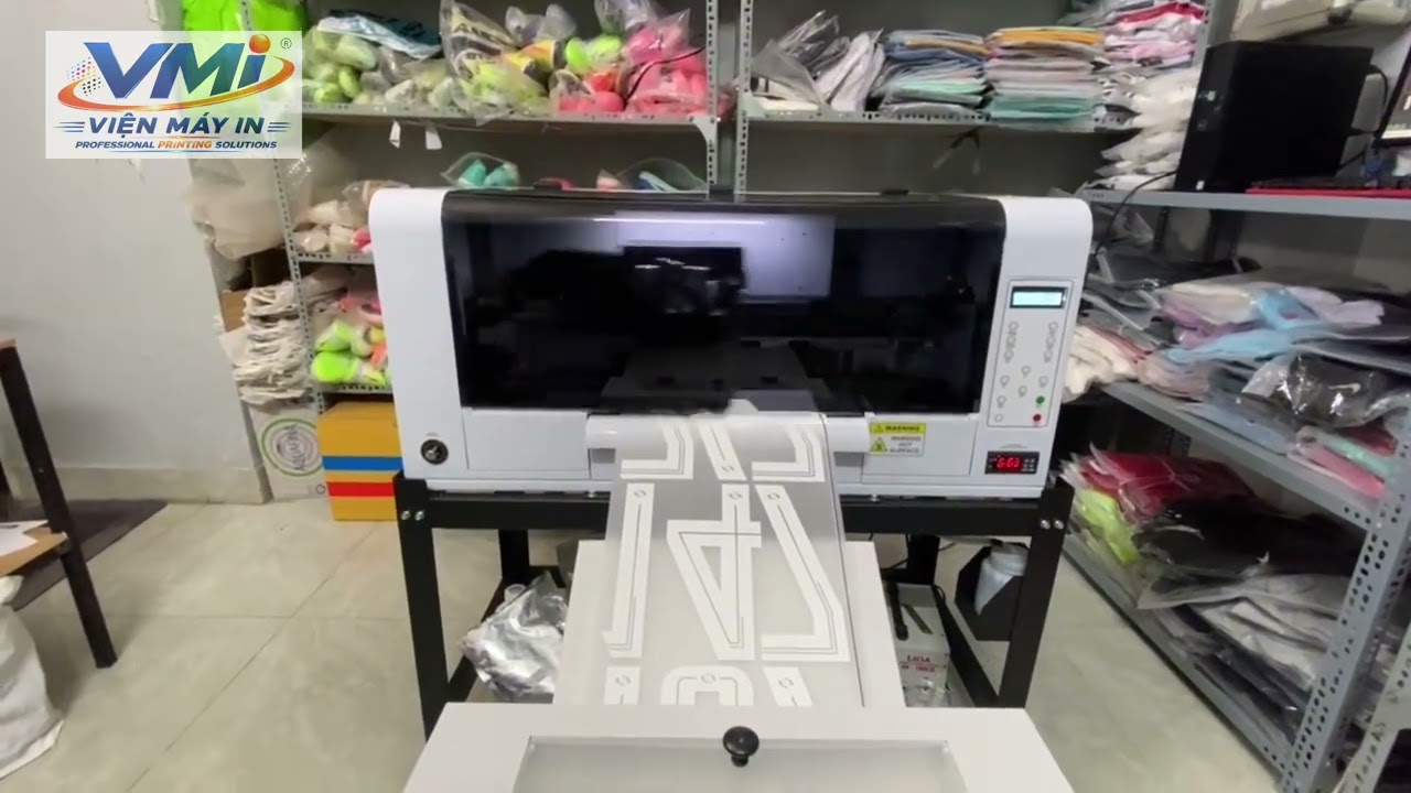 Máy in PET DTF Khổ 30cm 2 đầu in xp600