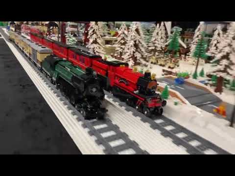 Lego Dampflok parallelfahrt ￼