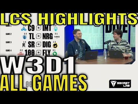 LCS Highlights Week 3 Day 1 ALL GAMES | LCS Spring 2023 W3D1