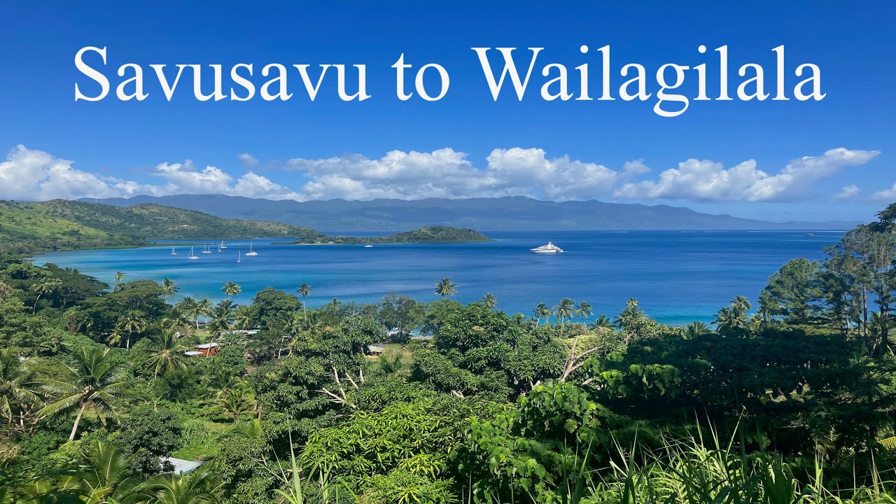 Solo sailing upwind from Savusavu to Wailagilala in Fiji S1 Ep5