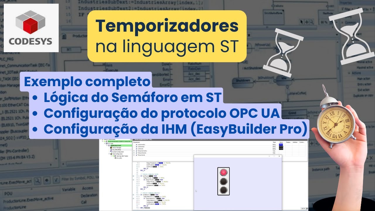 Codesys [024] - Utilizando Temporizadores na linguagem ST