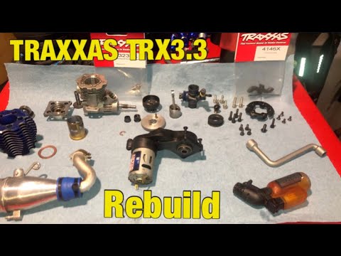 Traxxas REVO 3.3 nitro engine rebuild TRX3.3