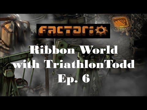 Ribbon World! - Steel and Walls - Episode 6 - Factorio 0.17 - Let's Play