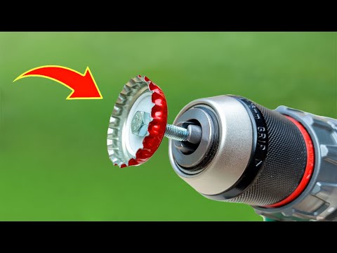 Just insert a beer bottle cap into the Drill! Billions of people don't know this secret!