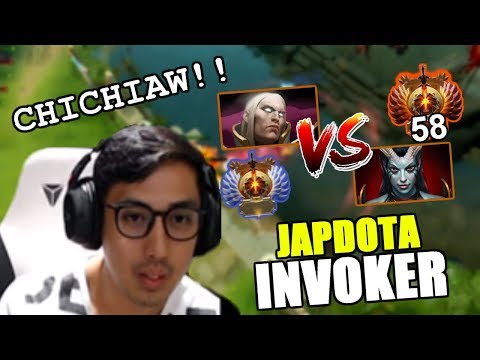 JAP DOTA - INVOKER vs Rank 58 Chris Luck | Immortal Top Rank Gameplay