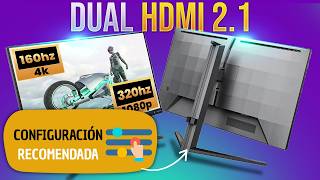 Ajustes Philips Evnia 27M2N3800A + GAMEPLAY: 4K 160Hz 1080p 320Hz 🔥 Monitor DUAL