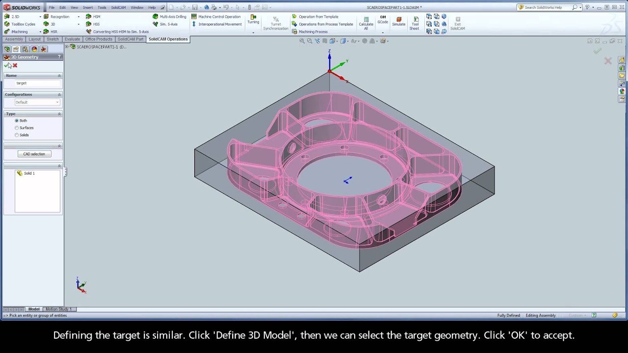 SolidCAM iMachining Tutorial Series video preview