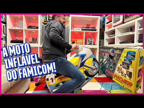 TOP RIDER, a fantástica MOTO INFLÁVEL do Famicom!