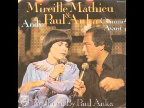 Mireille Mathieu et  Paul Anka  - Comme avant