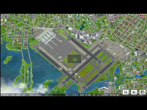 Airport Madness World Edition - Moving 100 Planes in New York JFK